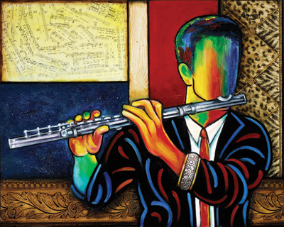 Abstract Flute