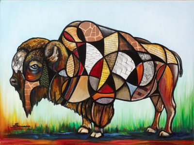 Cubist Buffalo
