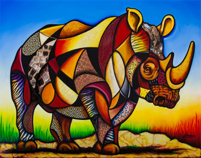 Cubist Rhino